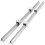 Linear SBR16 rails 1000 mm with SBR16UU blocks, set of 2
