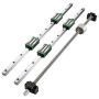 Linear guide rail HGR20 700 mm with RM1605 lead screw and BF12/BK12 kit