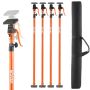 Telescopic steel cabinet support rods, 125–291 cm, 4 pcs.