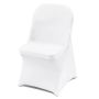 Stretchy white spandex folding chair covers, 30 pcs.