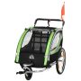 Przyczepka rowerowa dla dzieci 2 w 1, do 2 dzieci, 142 × 75 × 101 cm