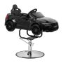 Children's barber chair Gabbiano BWM, Car shape, Black