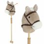 Children's rocking horse, With sounds, Gray, 95 × 25 × 27 cm