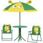 Children's outdoor furniture set, 4 pieces