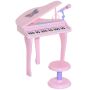 Children's piano Homcom 48x39x69cm., pink