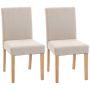 Dining chairs, 2 pcs, 46 × 88 × 56 cm