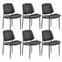 Dining chairs VEVOR LS-6023A, 6 pcs, 49.5 × 81 × 54.8 cm