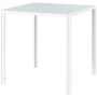 Dining table Homcom 75x75x75cm., white