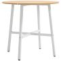 Dining table Homcom 80x76cm., light brown/white