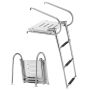 Drabinka do łodzi VEVOR 9924S3, 3 stopnie, 42 × 51 × 15 cm