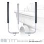 Boat trailer guides VEVOR XC2183, 2 pcs, 430 × 125 × 1220 mm