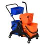 Cleaning trolley Homcom 78x45x95cm., various colors