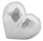 Heart Vase, 19 × 18 × 9 cm
