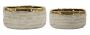 Zestaw doniczek LIMA LOW, 2 szt., Ø 22,5 × 10,5 cm; Ø 18 × 8,5 cm