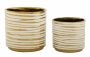 Set of vases Blom, 2 pcs, Ø 23 × 22 cm and Ø 18 × 17.5 cm