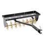 Aerator do trawnika VEVOR LASS002, holowany, 83 × 82 × 30 cm