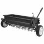 Rozsiewacz trawnika holowany VEVOR TC2137 z kolcami napowietrzającymi, 990 × 1160 × 460 mm