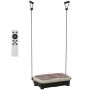 Vibration plate Homcom 54x33x14cm., black/beige