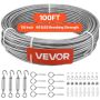 Zestaw lin stalowych VEVOR QD304PVC-021, 7 × 7 splotów