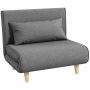 Sofa pojedyncza z funkcją spania, 6 pozycji oparcia, 94 × 80 × 78 cm