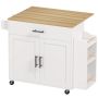 Kitchen island, Extendable table top, 120 × 85 × 68 cm