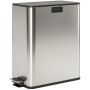 Kitchen trash can, 2 compartments, 56 l, 30 × 53.4 × 67 cm