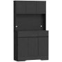 Kitchen cabinet, 6 doors, 100 × 38 × 180 cm