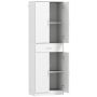 Kitchen cabinet, with drawer, White, 60 × 180 × 35 cm