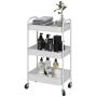 Kitchen trolley Homcom 45x30.6x79cm., white