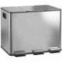 Kitchen trash can, 3 × 20 l, 61.9 × 36.6 × 56.7 cm