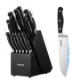 Zestaw noży kuchennych VEVOR KD46P73MM44-15PCS, 15 elementów, 11,5 × 21 × 32 cm