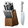 Zestaw noży kuchennych VEVOR KH28SB9MM42-15PCS, 15 elementów