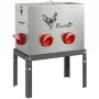 Chicken feeder, 18 kg, Silver, 42 × 55.5 × 25 cm