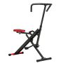 Total Crunch Full Body Trainer, Foldable, Red, 105 × 115 × 57 cm