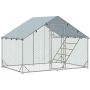 Chicken coop PawHut 300x200x195cm., silver color