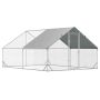 Chicken coop PawHut 300x400x200cm., silver color