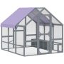 Chicken coop, 4 m² for 8–10 birds, 211 × 186.5 × 185.5 cm