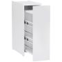 Bathroom cabinet Homcom 47x25x66.5cm., white