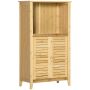 Szafka łazienkowa Homcom 50x25,5x92cm, jasnobrązowa