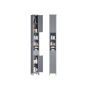 Bathroom cabinet VASAGLE BBC765G02, tall narrow, Gray, 21.4 × 180 × 19.5 cm