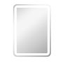 Lustro łazienkowe z oświetleniem LED Homcom 50x4x70cm., kolor srebrny