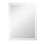Lustro łazienkowe z oświetleniem LED Homcom 60x80x4cm., kolor srebrny