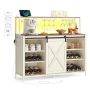 Szafka na wino VASAGLE LSC201WJ02, 120 × 114 × 36 cm