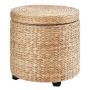 Puf Homcom 43x43x43cm., jasnobrązowy