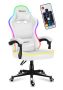 Игровое кресло HUZARO FORCE 4.4 RGB белого цвета