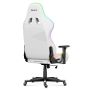 Fotel gamingowy HUZARO FORCE 6.2 Biały RGB LED