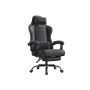 Fotel gamingowy SONGMICS OBG079B01, z podnóżkiem, 70 × 70 × 123,5–133 cm