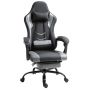 Fotel gamingowy Vinsetto 62x52x128cm, czarno-szary