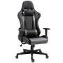 Fotel gamingowy Vinsetto 67,5x74x136cm, czarny/szary