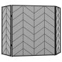 Fireplace guard Homcom 135x1.2x85cm., black